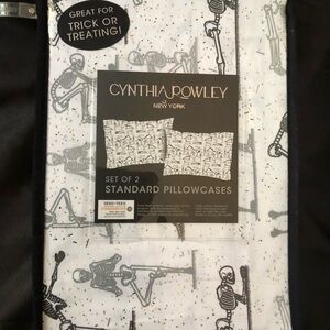 Halloween Cynthia Rowley Yoga Skeleton Pillowcases